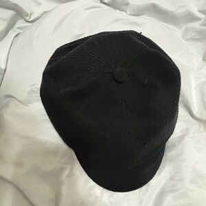 Black winter hat